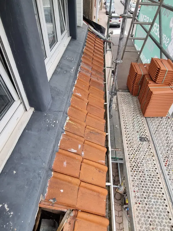 Chantier en cours à Calais
