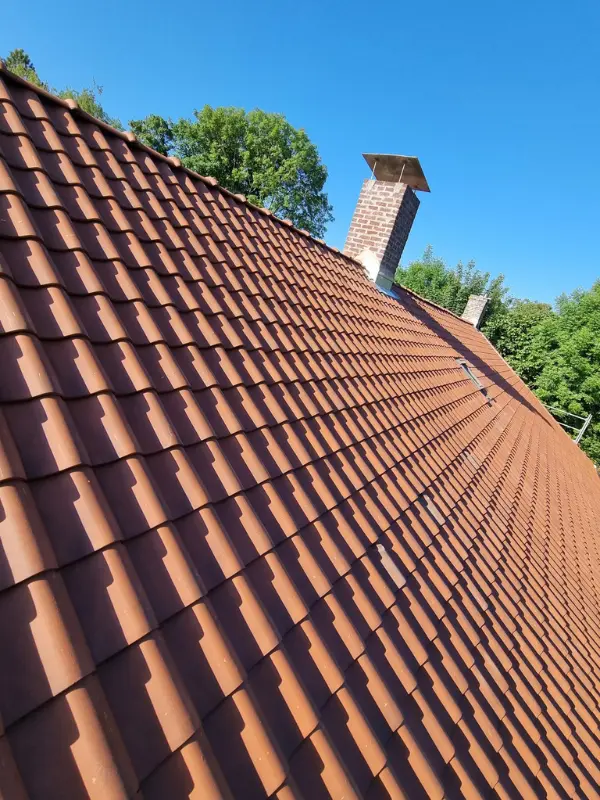 réfection de toiture terminée à Cormette